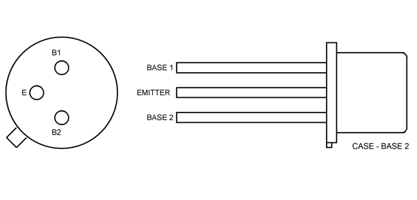 ujt pin diagram: There are three pins